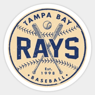 Tampa Bay Rays 2 by Buck Tee Originals Sticker